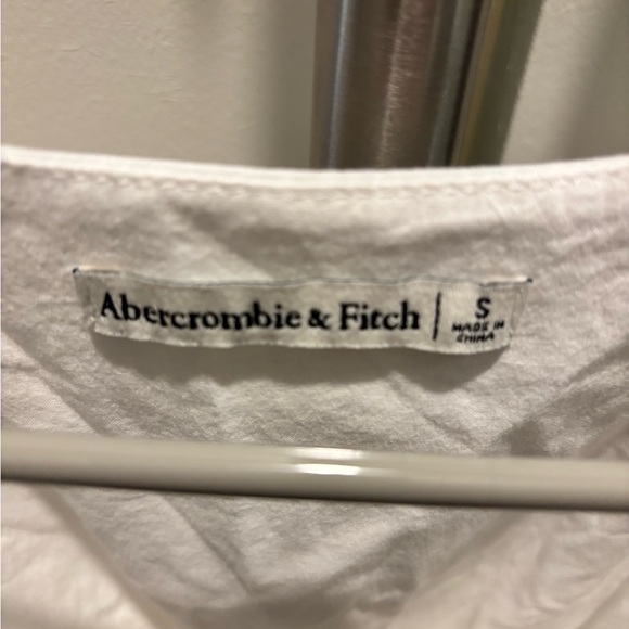 Abercrombie & Fitch White Square Neck Blouse - Picture 3 of 3